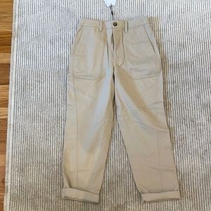 Reiss NWT khaki cargo pant size US6